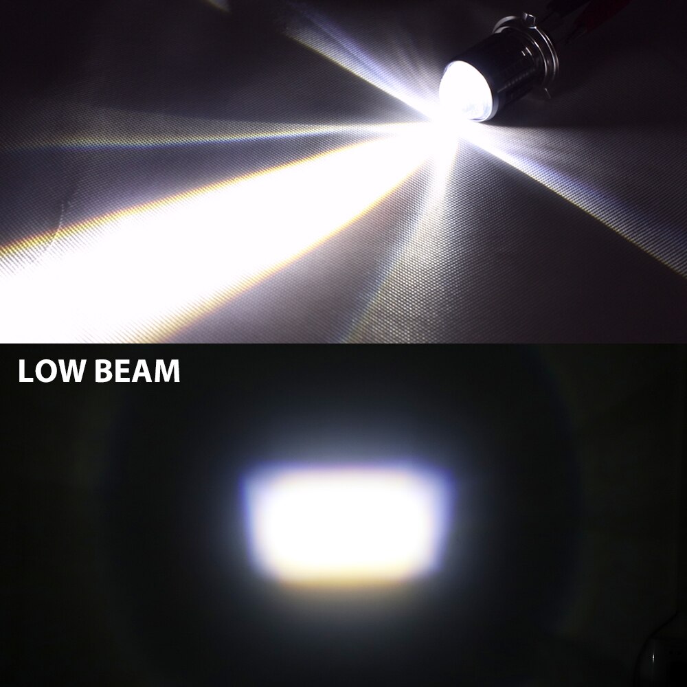 Faros LED H4 para motocicleta, faros LED H6 BA20D Hi Lo beam para Moto, lámparas LED para motocicleta 3000K 6000K, faro delantero para Moto