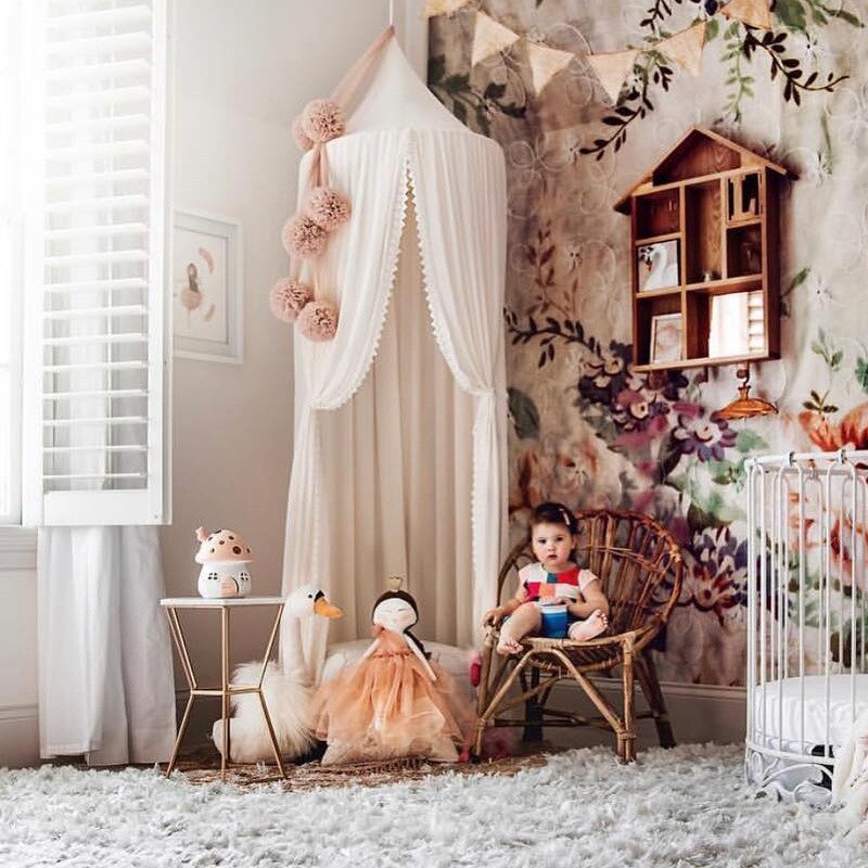 Anti moskito chiffon spitze Kinder baby bett baldachin room decor bett abdeckung moskito net vorhang abweisend insekten schutz kuppel zelt