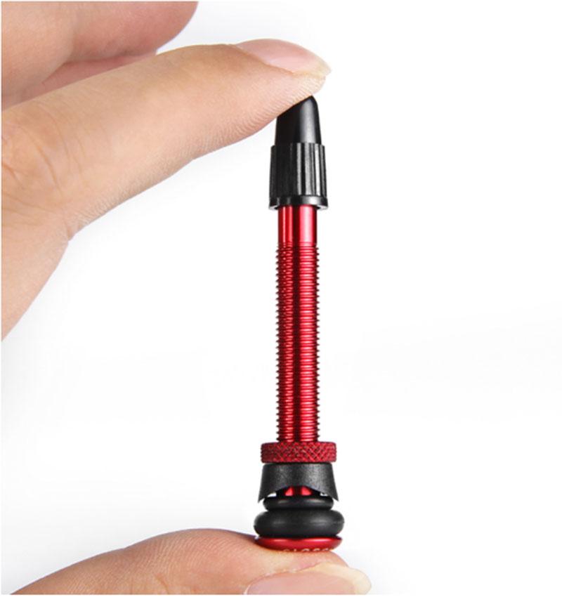 Kleppen Voor Fiets Tubeless Presta Ventiel 58mm Aluminium Geen Buizen Bike Frans Ventiel Adapter Fiets Ventiel core Cap