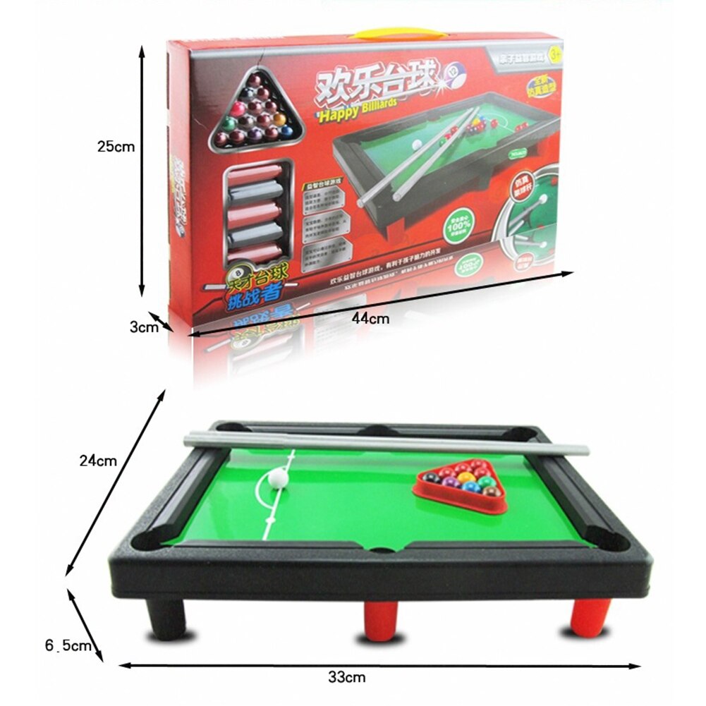 Mini Tabletop Pool Table Children Play Sports Balls Sports Toys Parent-child Interaction Desktop Billiards Sets Family Entertain