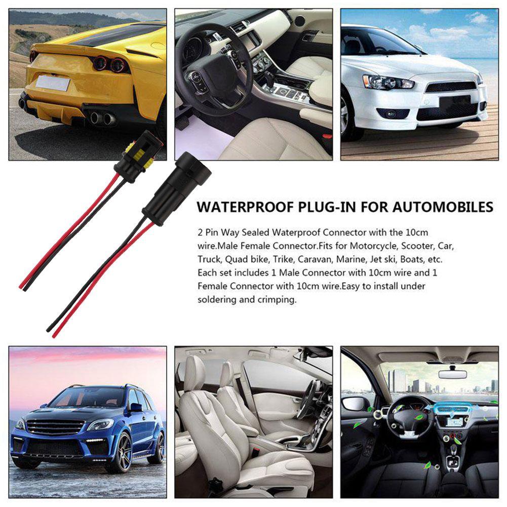 1Pc 2/3/4/5/6 Pin Plug Terminal Draad Connector Verzegelde Ski Motoren Waterdichte Elektrische Suv jet Auto Boten, g9W9
