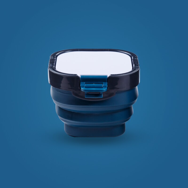 16 Rooster Kleur Palet Pigment Hydraterende Opbergdoos Vouwen Wassen Emmer Draagbare Olieverfschilderij Art Student Speciale Tool: blue