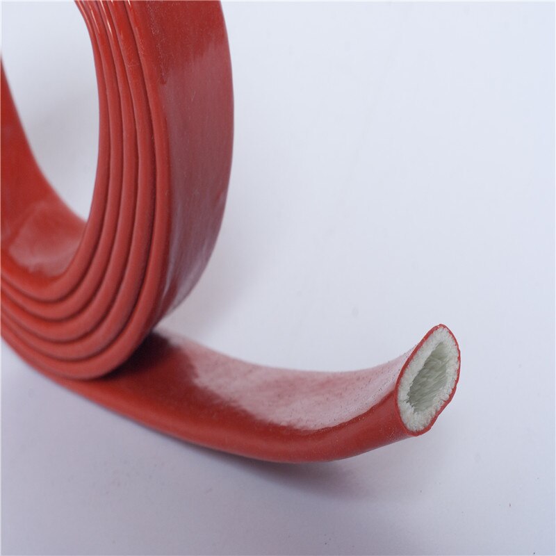 Manchon anti-feu haute température boîtier résistant aux hautes températures gaine ignifuge silicone caoutchouc fibre de verre pipe1M