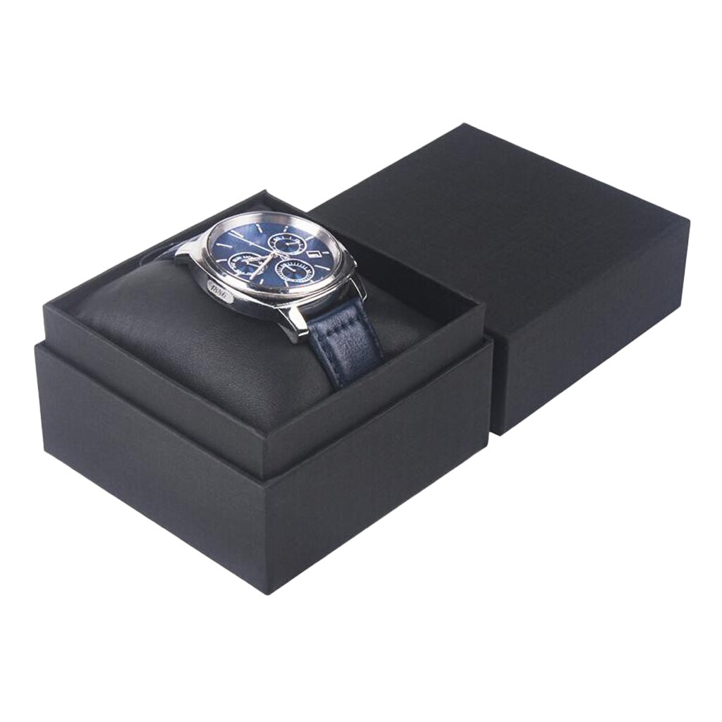 Luxe Enkele Horloge Opbergdoos Case Horloge Pakket Display 95x95x75mm
