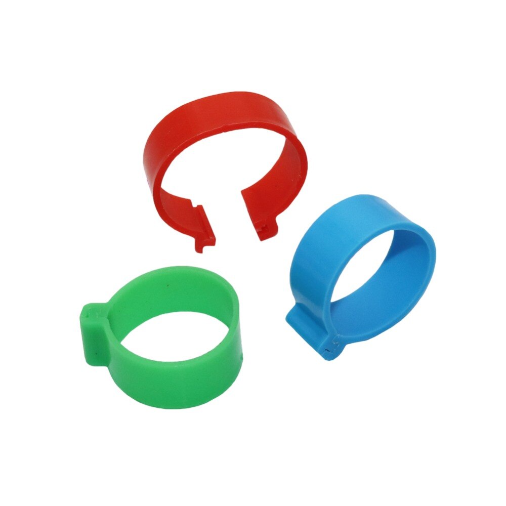 Anillos de Clip tipo hebilla para aves de corral, suministros de alimentación de codorniz, pollo, pato, ganso, diámetro interno de 25mm, 25mm, 600 Uds.