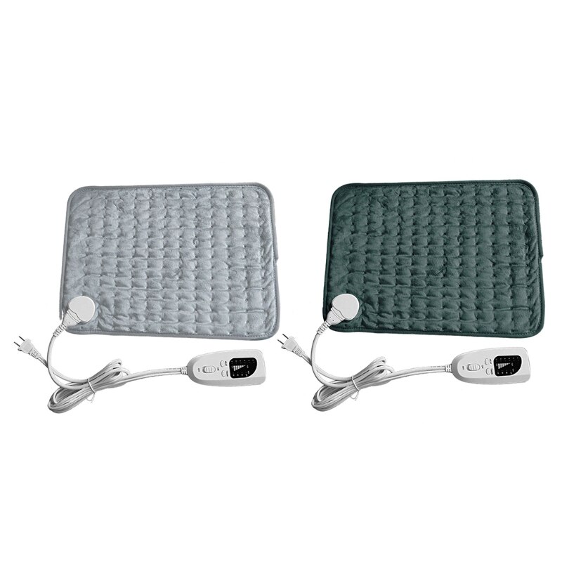 Heated Blanket Electric Throw, 12” x 16” Flannel Electric Blanket with 6 Heating Levels & 4 Timer Settings Auto-Off,