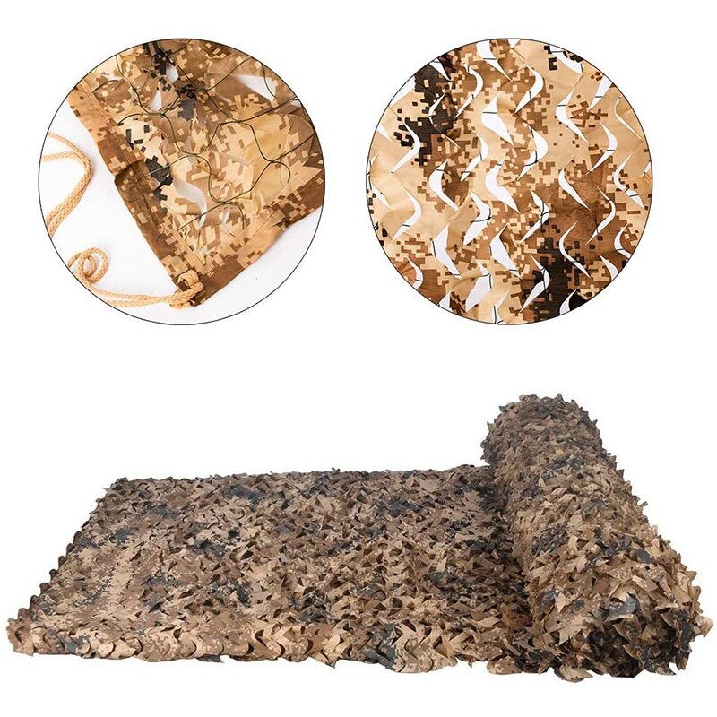 Camouflage Net Camouflage Net Shading Net Decoration Net Courtyard Cover Net Multi-Purpose Camouflage Net 3 x 4M