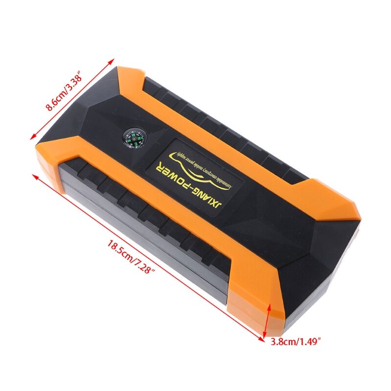 89800mAh 4 USB Portable Car Jump Starter Pack Booster Charger Battery Power Bank