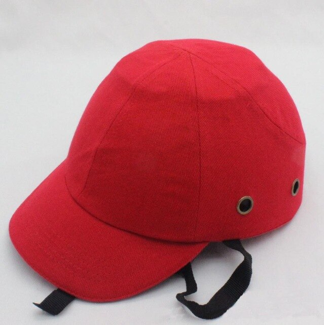 Gorras protectoras de seguridad para el trabajo, casco de seguridad para el trabajo: Rojo