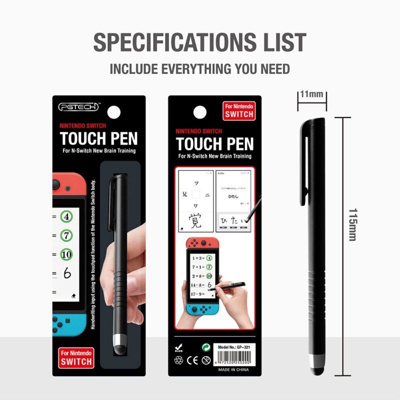Stylet pour Nintendo Switch tablette n-switch stylet tactile écran anti-rayures pour Switch universel tablette PC crayon téléphone intelligent