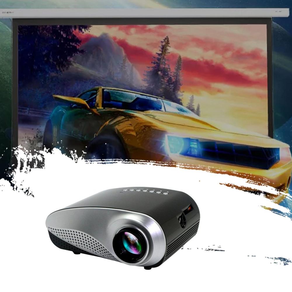 Mini proyector Full HD proyector LED portátil Multimedia Teatro en Casa USB VGA HDMI TV casa teatro sistema 480*320 de plástico ACEHE