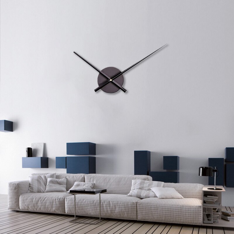 Metalen klok wijzers wandklok klokken doe-het-zelf horloge stille scan seconden uurwerk 3d hoogwaardige klok koperen wijzer wandklok