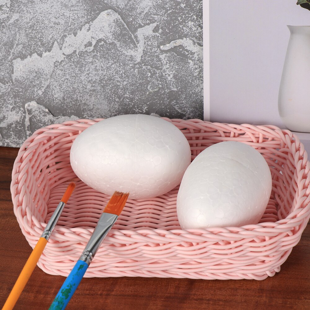 50pcs 6cm Durafoam Eggs Styrofoam DIY Easter Egg Crafts Eggs