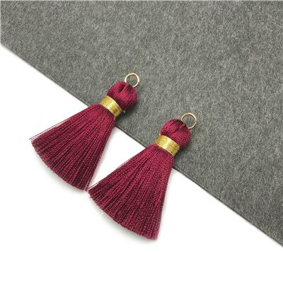 Chengrui L114, 4 Cm, Zijde Kwasten, Kleine Kwasten, Hand Made, Earring Bevindingen, fringe Gordijn, Kwastje Fringe Voor Gordijnen, 4 Stks/zak: L11416