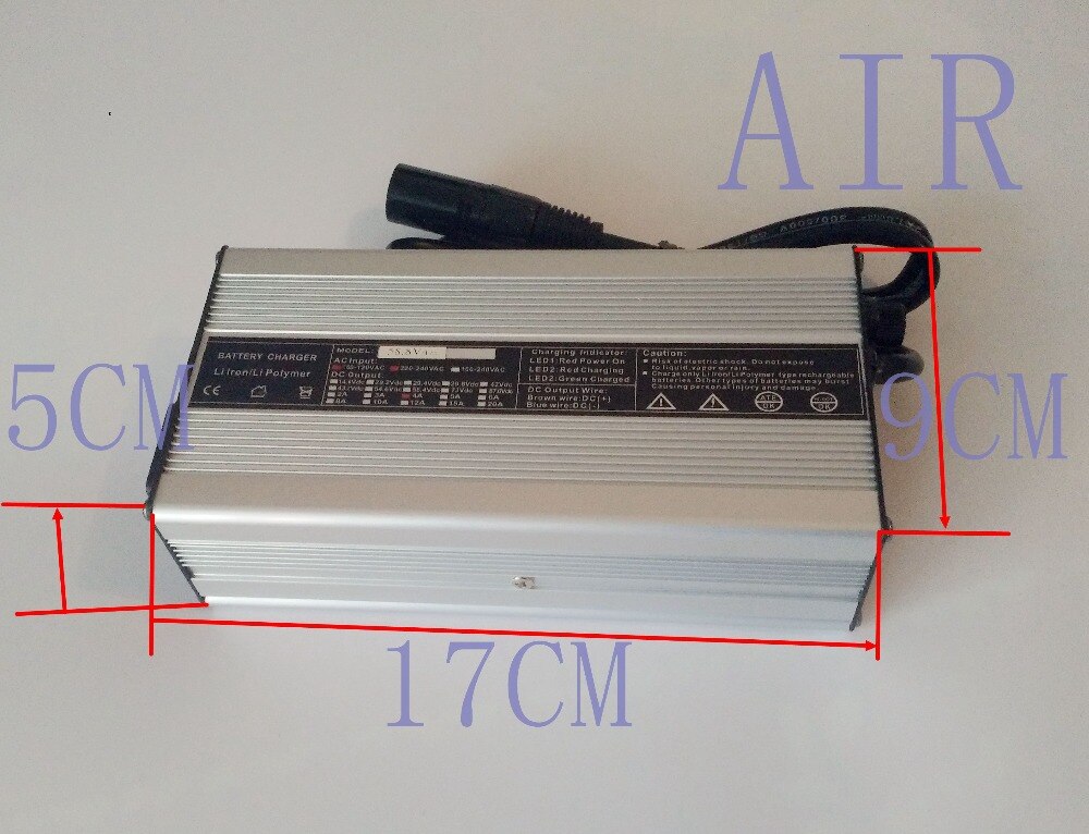 240W 36V 5A aluminum shell charger for electric vehicle lead-acid battery charger