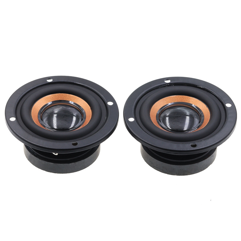 2Pcs 2 Inch Full Range Speaker 4 Ohm 3W Bluetooth Speaker 52MM Bass Speaker For Multimedia Home Audio