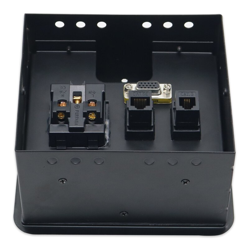 Wire Cable Grommet cable Management Box Power USB Hub Storage Box Hole Cover Wire Outlet Port Zinc Alloy