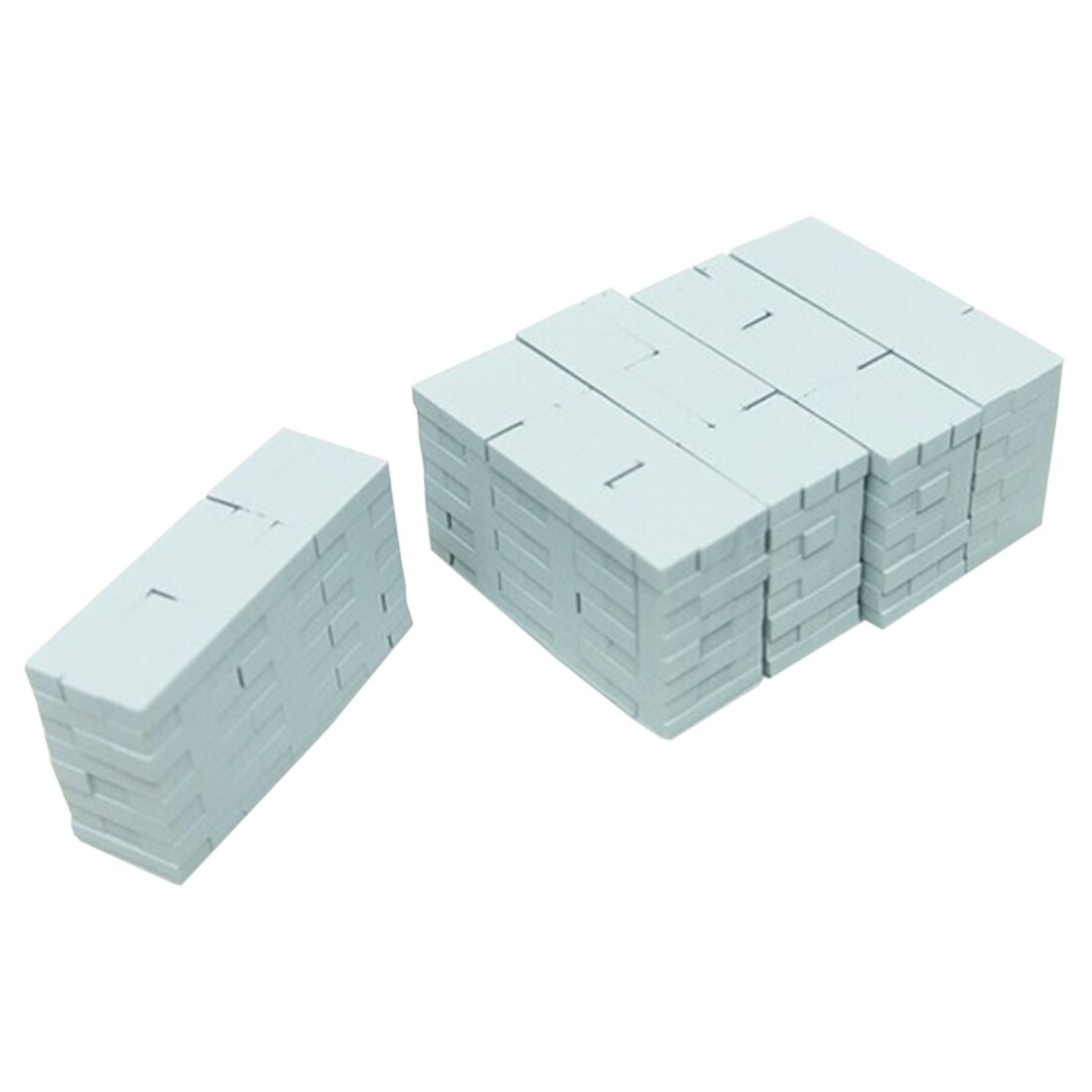 5Pcs 1:87 HO Scale Train Model Simulation Long Bricks DIY Sand Table Building Materials: 2