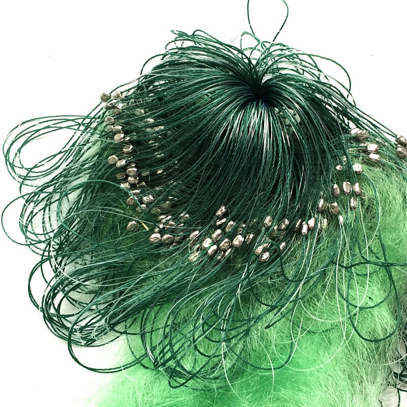 Lawaia 3 Layers Cast Net Monofilament Fishing Gill Network With Float Outdoor Sport Trap Fishing Gear