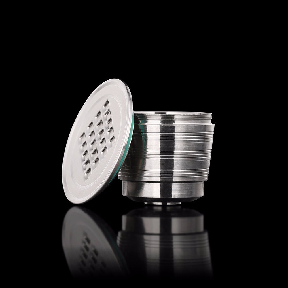 Nespresso påfyllbar kapsel gjenbrukbar kaffefilter drypper stål cafeteira capsulas de cafe oppladbare nespresso kapsel belger