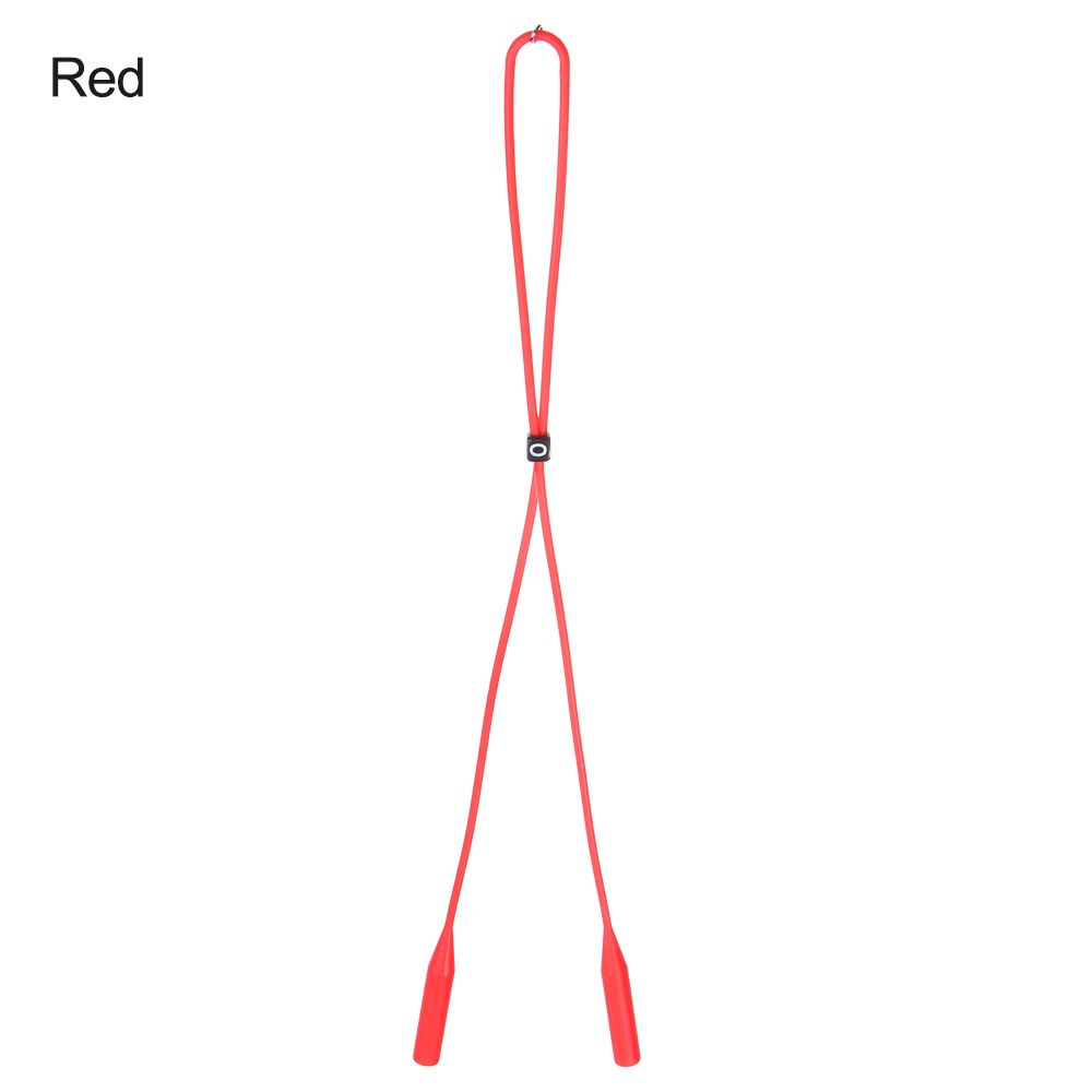 Glasses Accessories Sports Silicone Glasses Chain Eyeglasses Rope Glasses Strap Eyewear Lanyard Neck Cord: Dark Grey