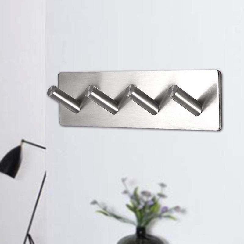 Badkamer Kapstok Rvs Handdoek Haak Muur Mount Deur Decoratieve Kleding Haak Hangers Wall Mounted Bad Accessoires