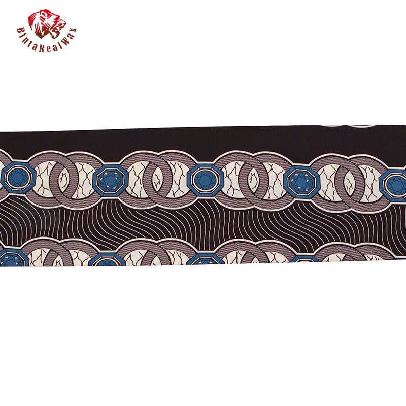 Blød bomuld voks bintareal voks stof voks afrikansk stof batik stoffer til afrikansk tøj 40 fs 1307: 6 yards