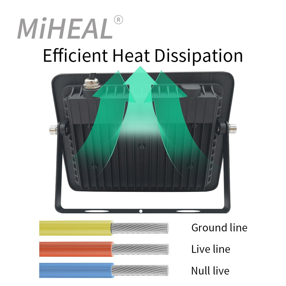 110V/220V LED Industrial Lighting 10W 20W 30W 50W 100W Led Flood Light Led Engineering Light Reflector Led Floodlight Work Lamp