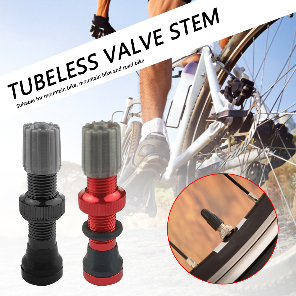 40mm American Tubeless Valve for MTB Road Bike Aluminum Bicycle Tire Valve Stem Air Valve Bike Tubeless Wheel Valve Kit