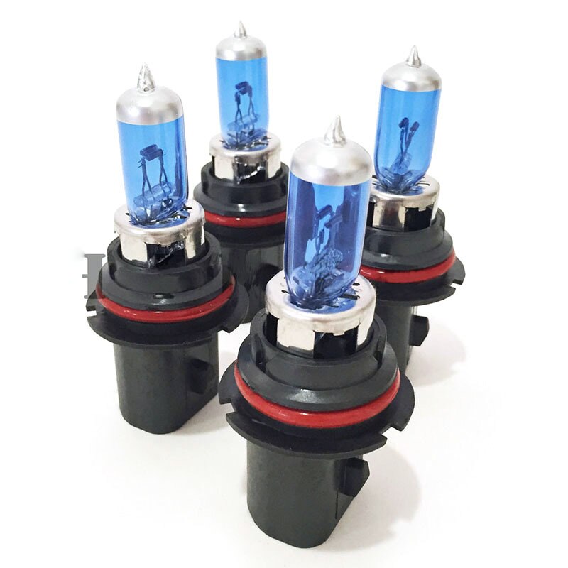 2pcs Super White Halogen Bulb 9007 12V 100/90W Quartz Glass Car Headlight Lam Super White Headlights Lamp Durable