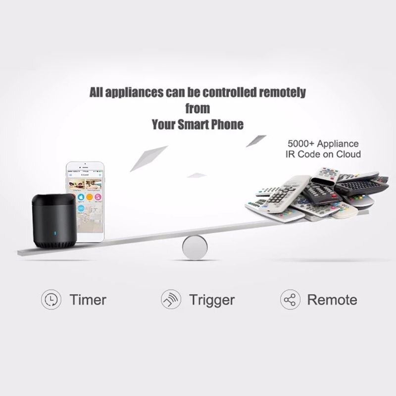 Broadlink Rm Mini3 Black Bean Smart Home Universele Intelligente Wifi/Ir/4G Draadloze Afstandsbediening door Slimme Telefoon