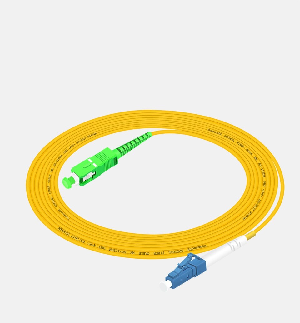 10Pcs Sc/APC-LC/Upc Single-Mode Fiber Optic Patch Cord 1M 2M 3M 5M 10M Sc Pigtail Jumper Ftth Fiber Patch Kabels Optische Jumper