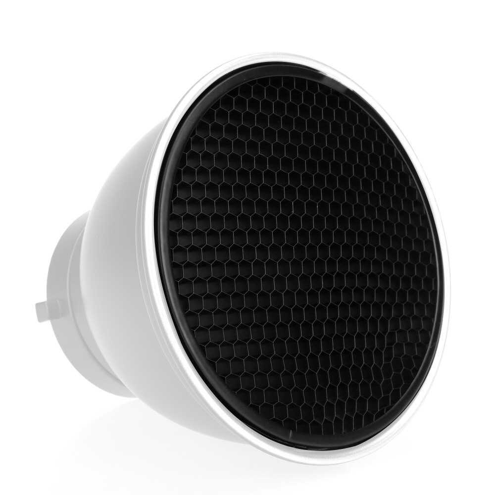 Réflecteur en aluminium grille en nid d'abeille 6.7 ''17cm 10 20 30 40 50 60 degrés pour Bowens, grille de réflecteur Standard, kit de Studio de photographie