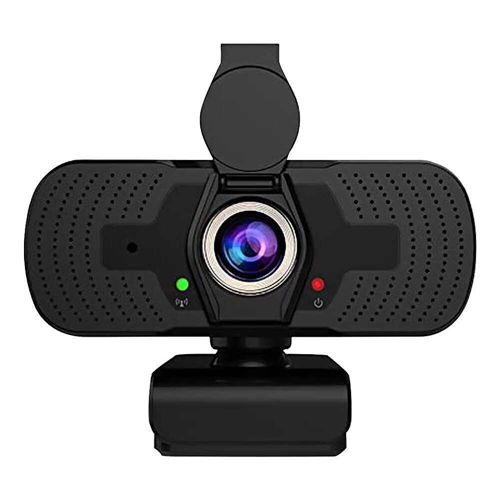 Full HD 1080P USB Web Camera with Built-in Microphone + Cover 360 Rotation Computer Webcam For Video Calling Conference Work: Default Title