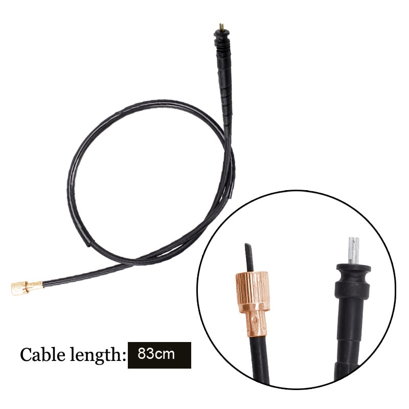 Motorcycle Scooter Speedometer Cable Instruments Line Metered teeth Mileage Gear line fit GY6 CG 50 150cc Moped: Type A -83cm