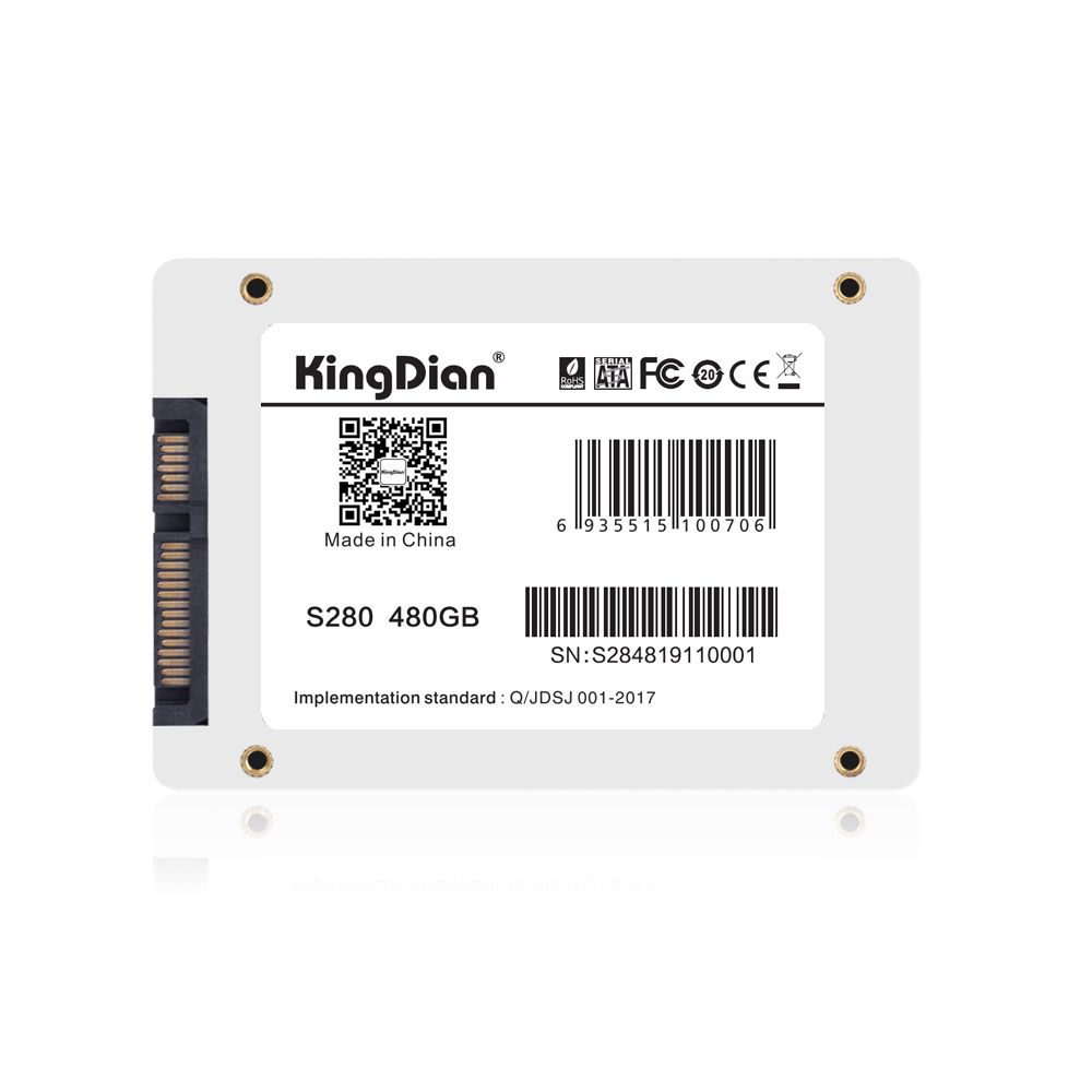 Kingdian 120gb 128gb ssd internt solid state-drev hd hdd til stationær bærbar server  (s280-120gb)
