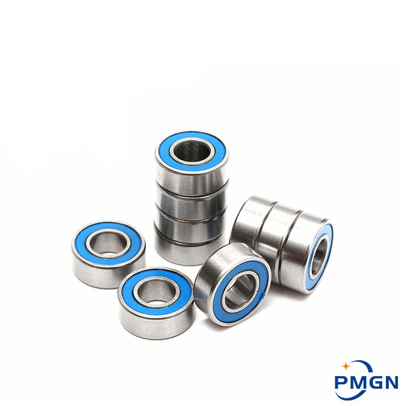 10 PCS ABEC-5 MR148-2RS MR148 2RS MR148 RS MR148RS 8x14x4mm Blue rubber sealed miniatuur diepgroefkogellager
