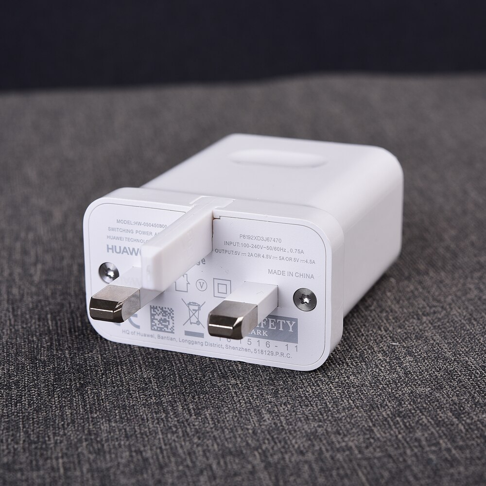 Originele huawei 5v/4.5a supercharger adapter 5a type c usb kabel voor  p9 p10 plus  p20 p30 p40 pro mate 9 10 20 30 pro honor 10: Britse oplader