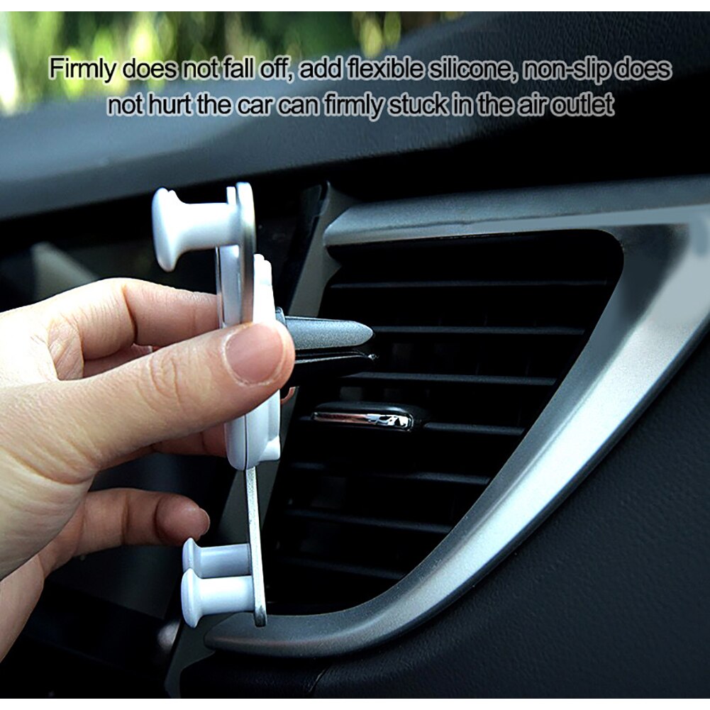 Car Phone Holder Air Vent Mount Cell Smartphone Holder For IPhone XR Samsung Huawei In Car Mobile Phone Holder Stand GPS