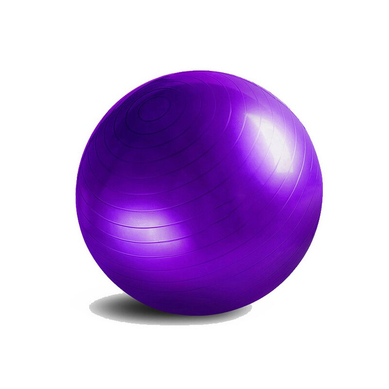 65cm eksplosjonssikre yogaballer yoga fitness treningsball anti-burst pilates balanse sport fitball: Lilla