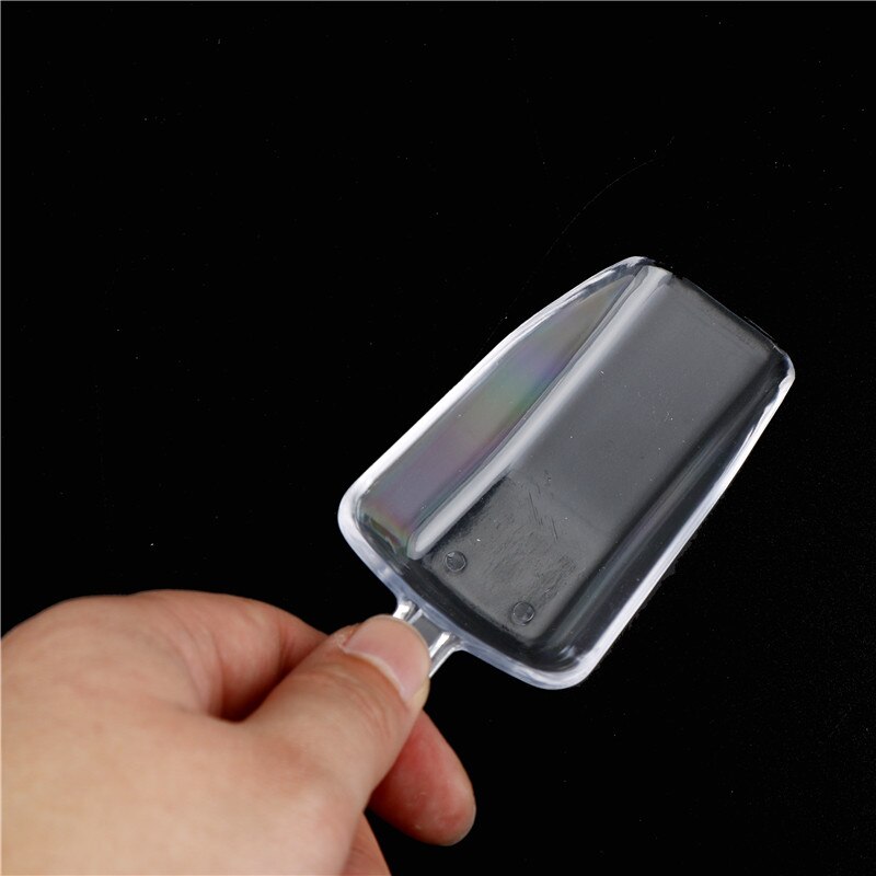 3pcs Clear Plastic Ice Scraper Food Buffet Candy Bar Ice Scoops Shovel Sweets Candy Buffet Wedding Party Bar Accessorie Kitchen