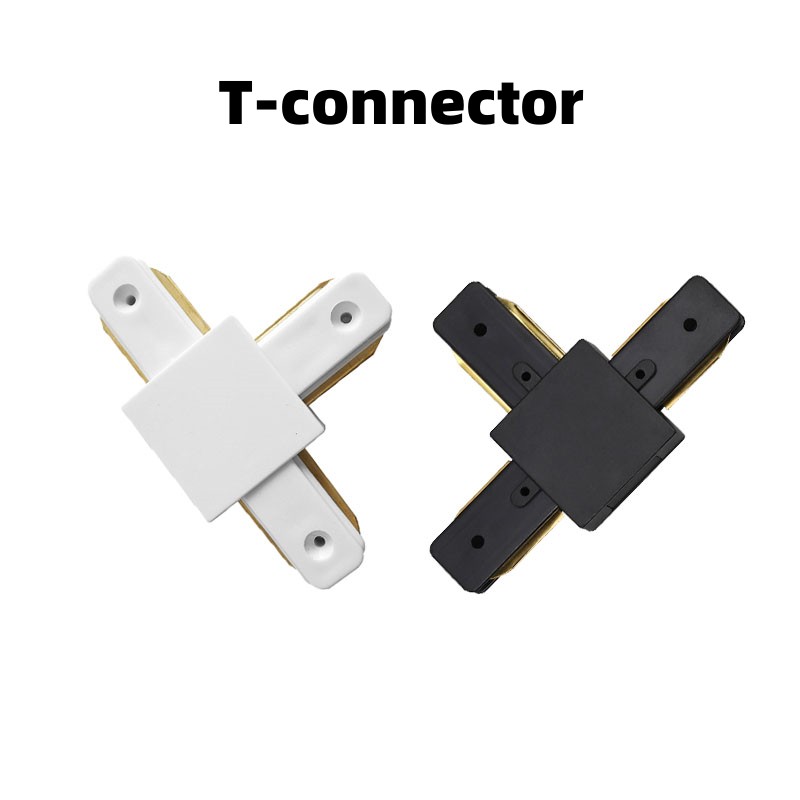 Szyna świetlna doprowadziło 0,5M 1M czarna biała aluminiowa 2-przewodowa lampa szynowa uniwersalna szyna robić reflektorów: Ciemnoniebieski / czarny