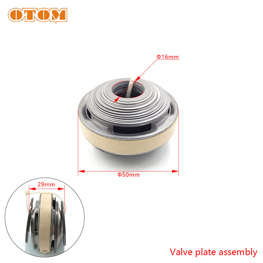 OTOM ammortizzatore moto ammortizzatore asta interna assemblaggio valvola piastra tampone esterno colla mandrino paraolio sede per FASTACE KAYO: esercito verde