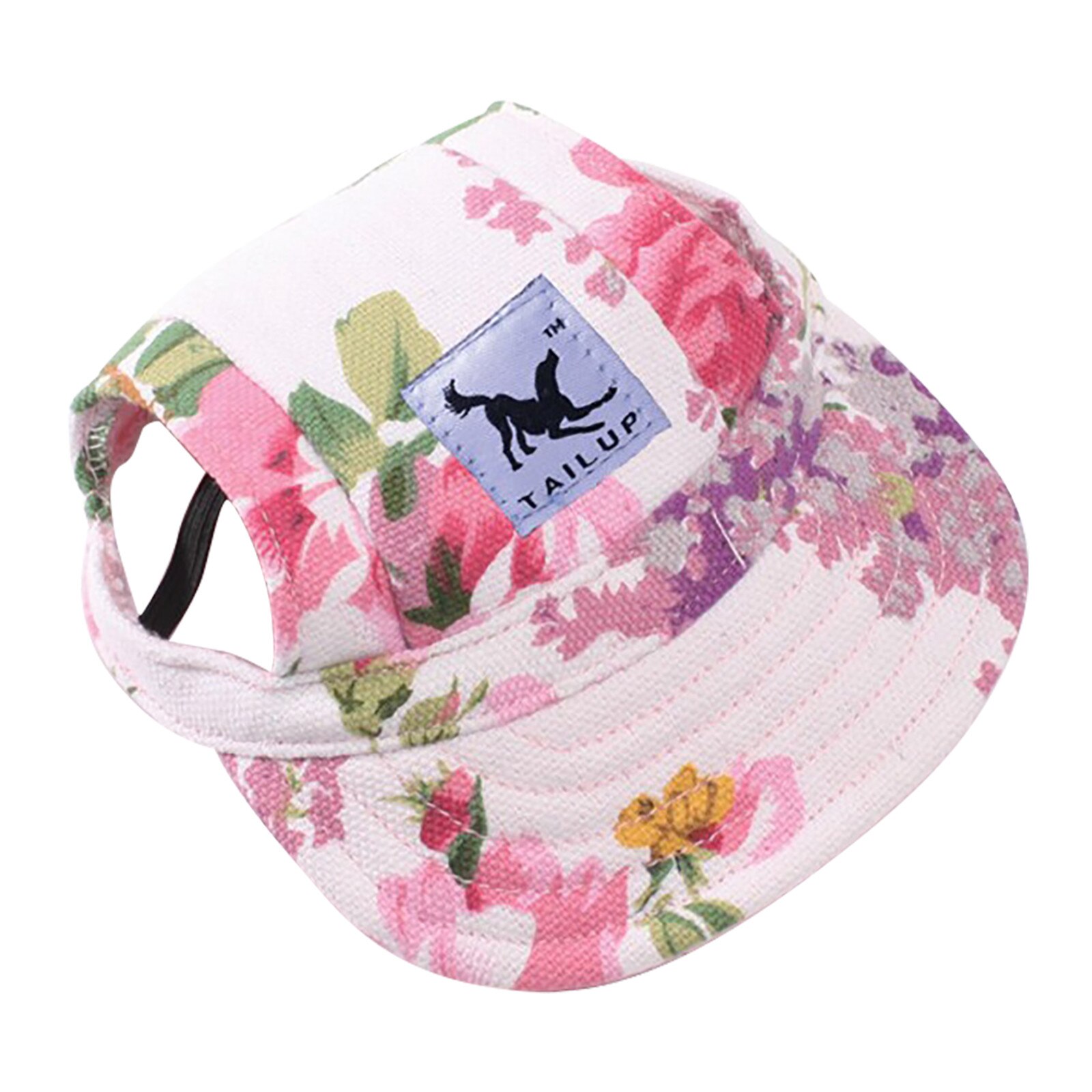 TAILUP Small Pet Summer Canvas Cap Dog Baseball Visor Hat Puppy Outdoor Pet Cap: E