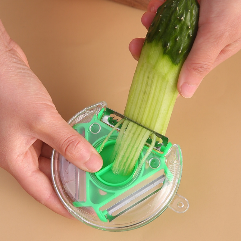 Outils de cuisine multifonctions 3 en 1, éplucheur de fruits et légumes, outil de déchiquetage de légumes, lame en acier inoxydable, facile à nettoyer, remplacement