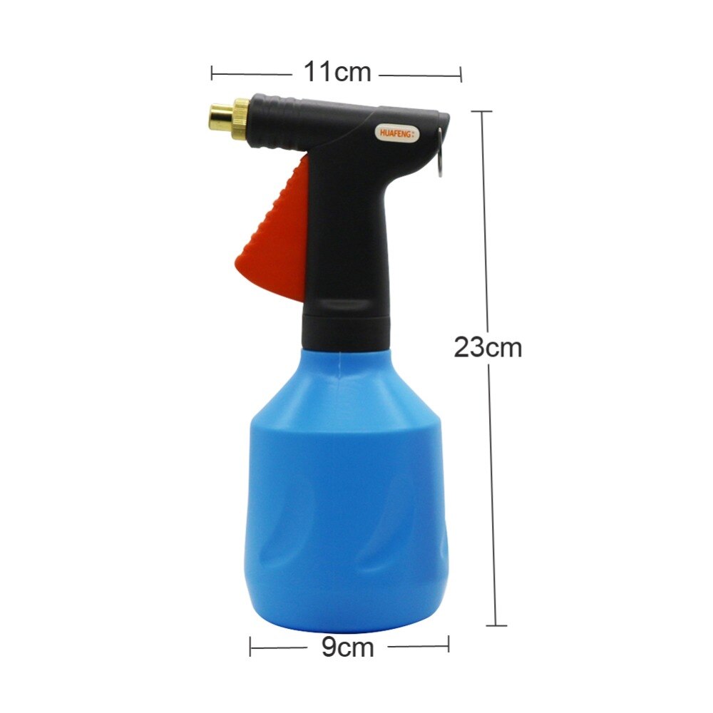 1Pc 680ML plastic Trigger sprayer Adjustable Copper nozzle Manual spray bottle Hand Pressure Air Compression Home Garden sprayer