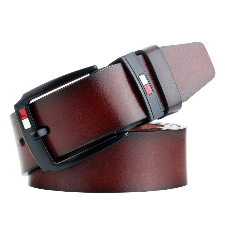 110 115 125Cm Lederen Mannen Leisure Riem Pin Gesp Goede Grote Maat Mannelijke Riemen Luxe riem Heren: 3 / 125cm