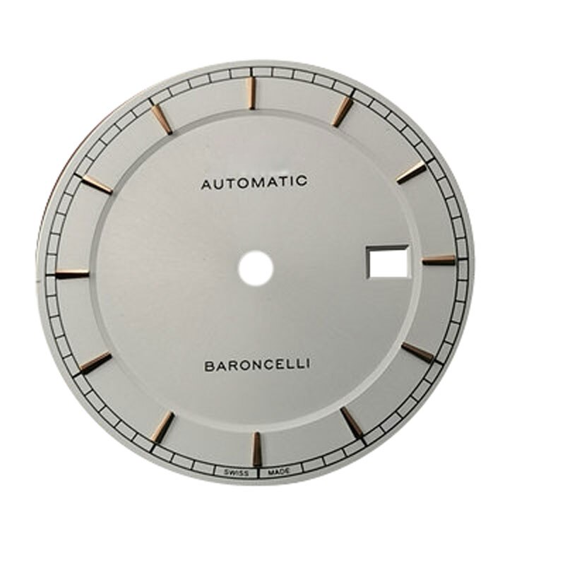 Reloj Mecánico M8600 para hombre, 34mm de diámetro, con texto, accesorios: 16