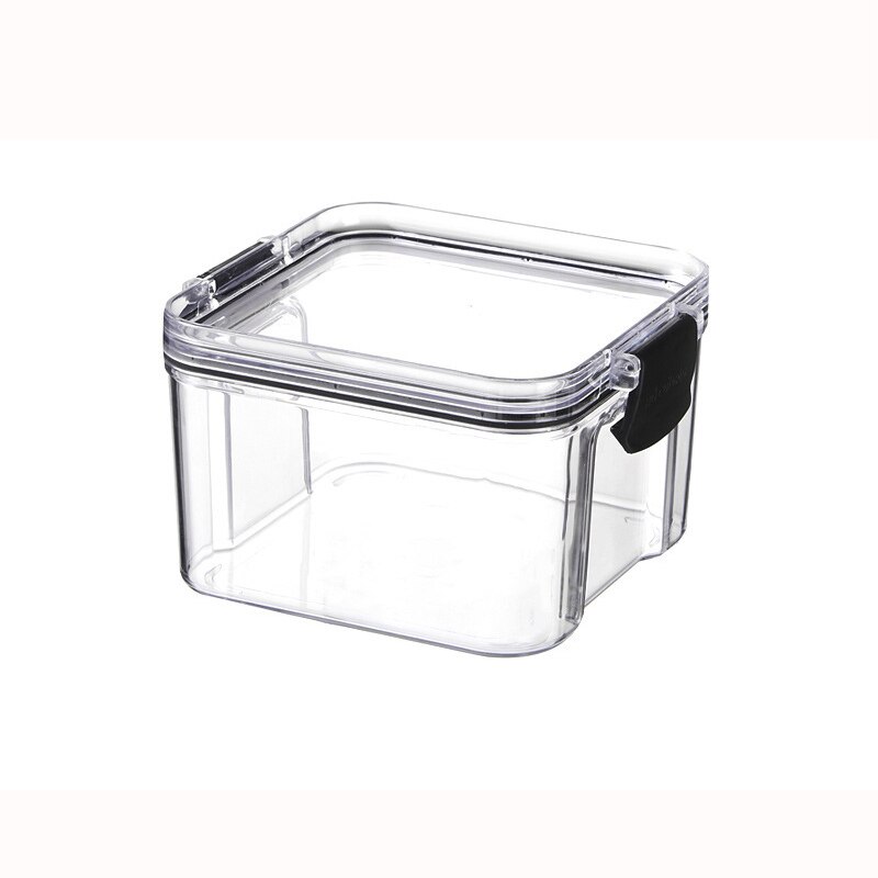 Storage Bottles and Jars Clear Plastic with Lids Food Container Spices Jar |-f-| Pots Boxes for Cereals Bottle-f-jars Sugar Bowl: C / 1300ML