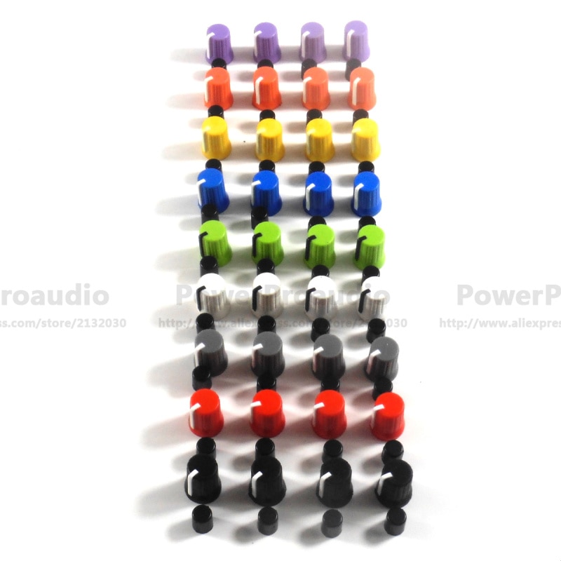 Colorful 36pcs/lot Rotary Control Knob fit For Pioneer XDJ-RX R1 RZ AERO DJM-T1 S9 DIY DJ